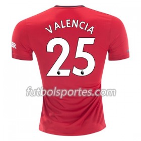 Camisetas Manchester United Antonio Valencia 25 Primera Equipacion 2019/2020